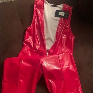 Latex Romper Jumpsuit